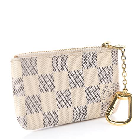 lv damier azur key pouch|louis vuitton artsy damier azur.